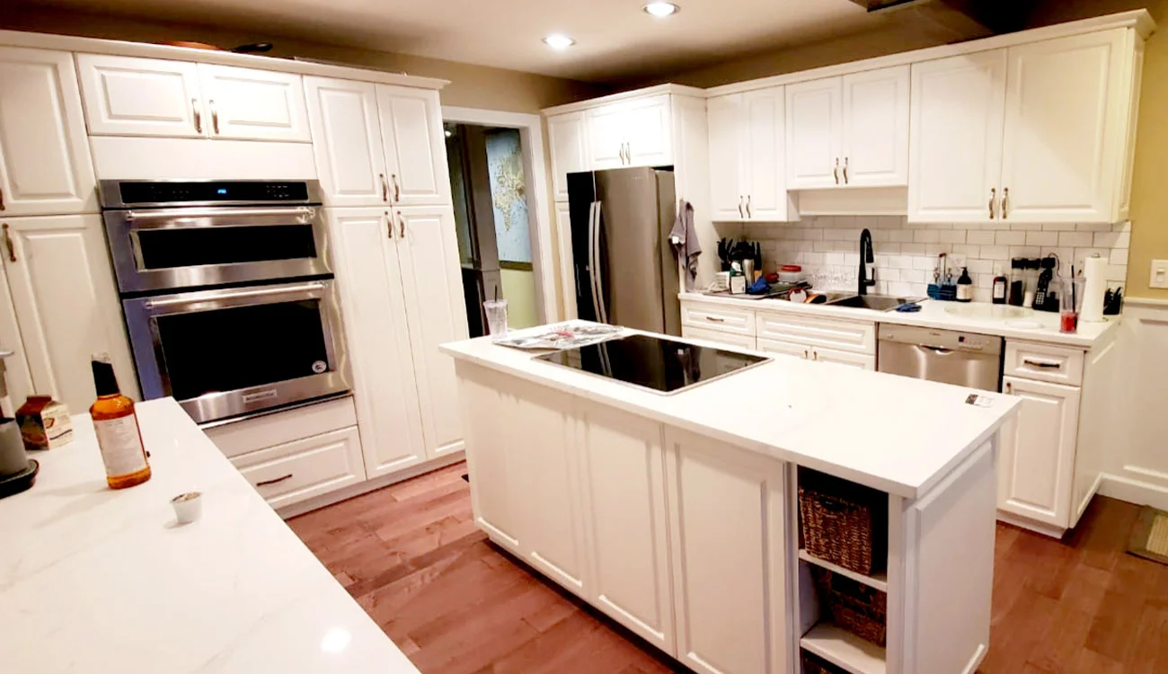 New cabinets