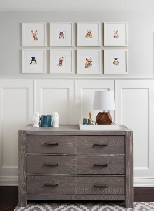 grey & white nursery