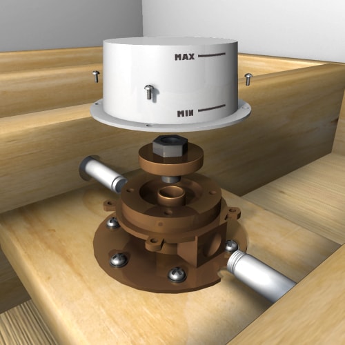 Install a floor-mount bathtub faucet