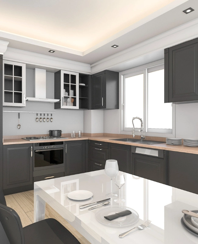 Kitchen cabinets
